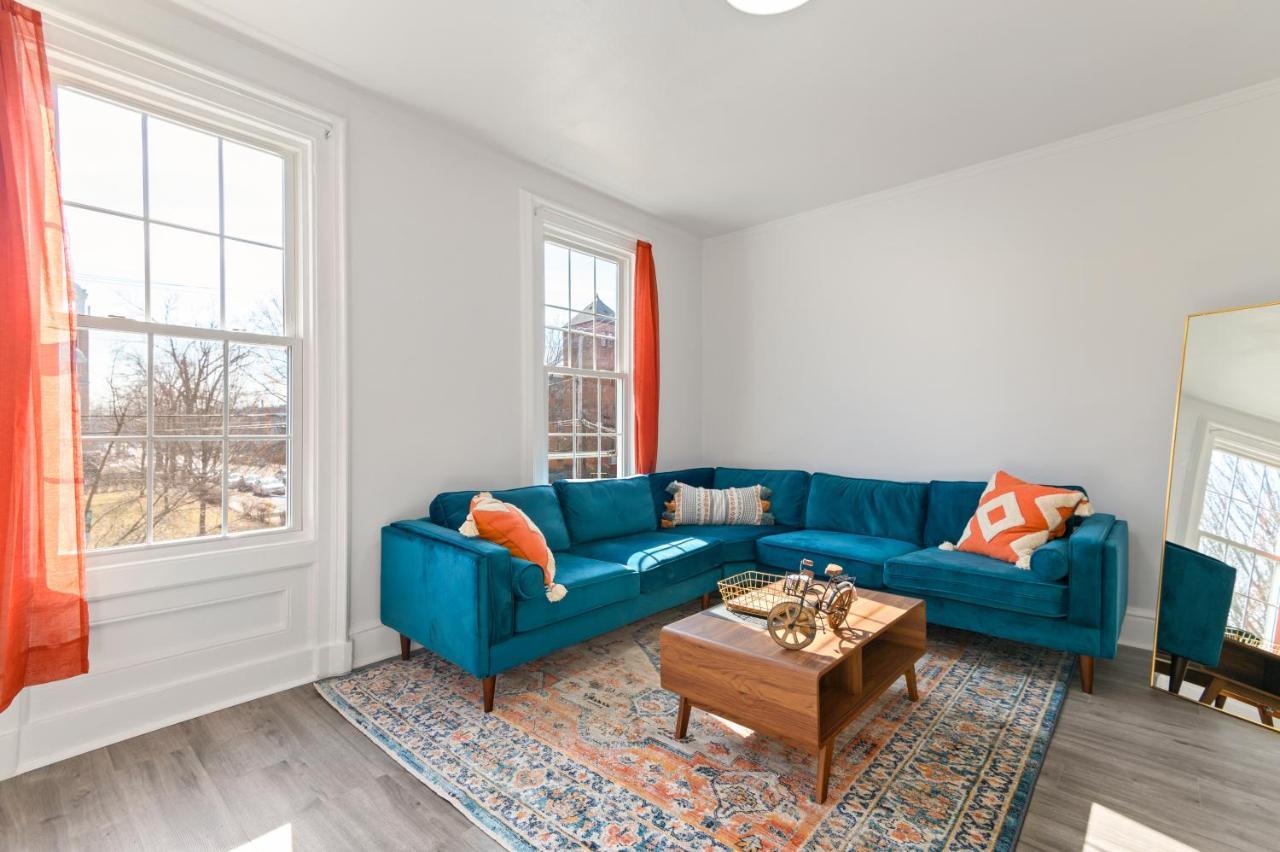 Orange Oasis In The Heart Of East Rock With Free Parking Near Dt And Yale Apartment New Haven Exterior foto